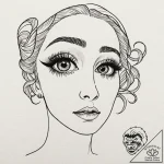 A linework tattoo of the iconic eye-slitting… – tattoo sketch (№1752917719_0, 19.07.2025 09:35) — tattoovalue.net
