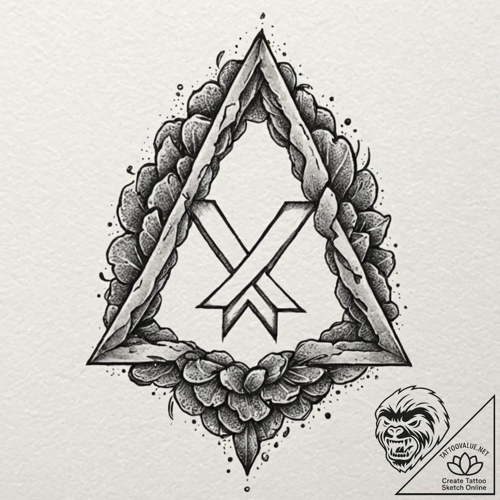 46. tattoo sketch: a single, powerful slavic... - tattoo sketch (№1752919123_0, 19.07.2025 09:58) — tattoovalue.net