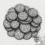 Tattoo design a stack of retro arcade game co… – tattoo sketch (№1752920111_0, 19.07.2025 10:15) — tattoovalue.net