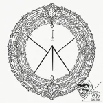 59. tattoo design: a “mir” rune integrated in… – tattoo sketch (№1752921019_0, 19.07.2025 10:30) — tattoovalue.net