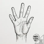 Tattoo sketch a hand with a subtle ‘thread’ w… – tattoo sketch (№1752921597_0, 19.07.2025 10:39) — tattoovalue.net