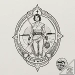 звёздные войны (star wars) – 80 промптов, art… – tattoo sketch (№1752922421_0, 19.07.2025 10:53) — tattoovalue.net
