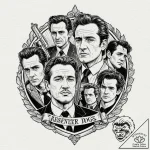 A sketch of the “ear” scene from reservoir do… – tattoo sketch (№1752924661_0, 19.07.2025 11:31) — tattoovalue.net