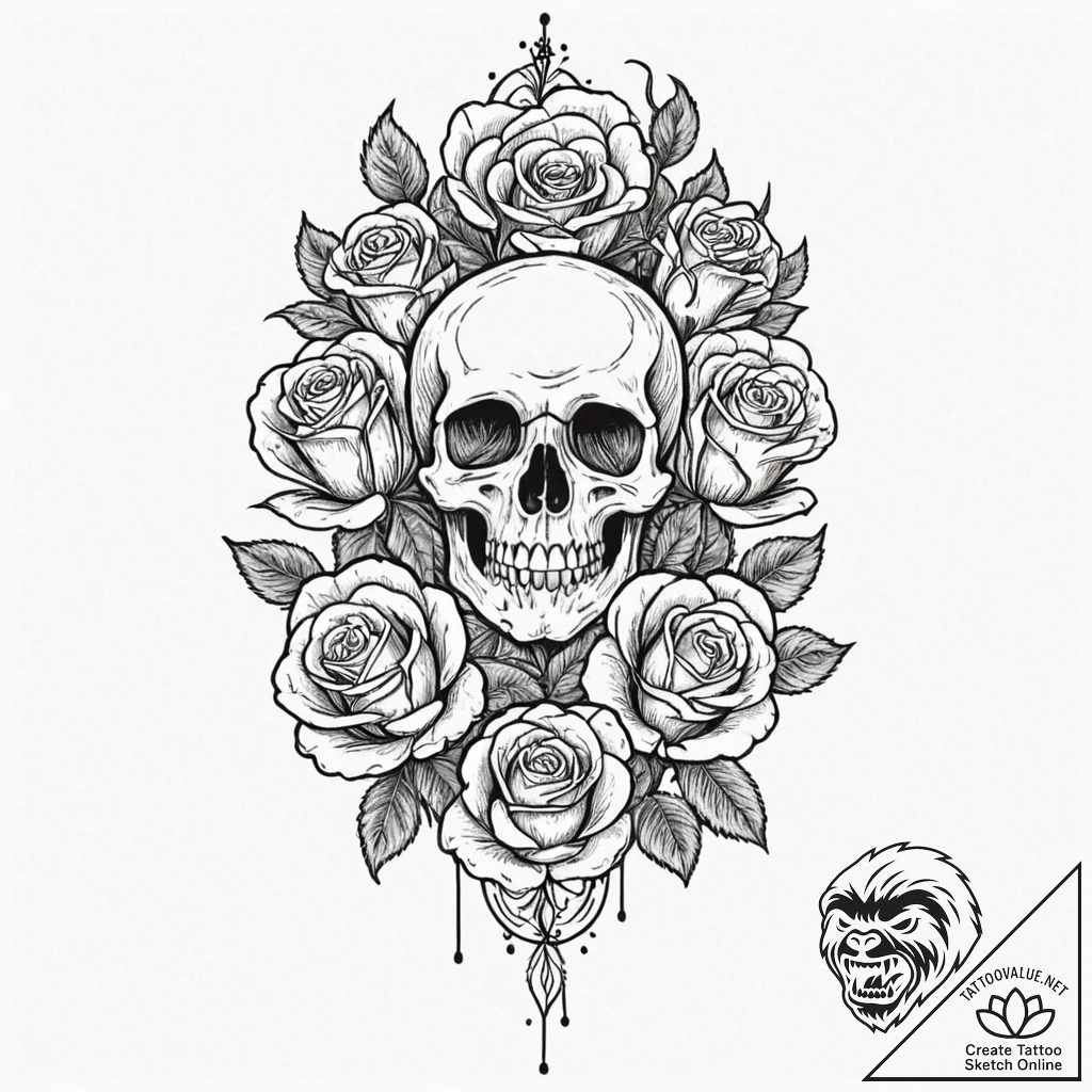 Tattoo sketch a small, simple silhouette of a... - tattoo sketch (№1752925560_0, 19.07.2025 11:46) — tattoovalue.net