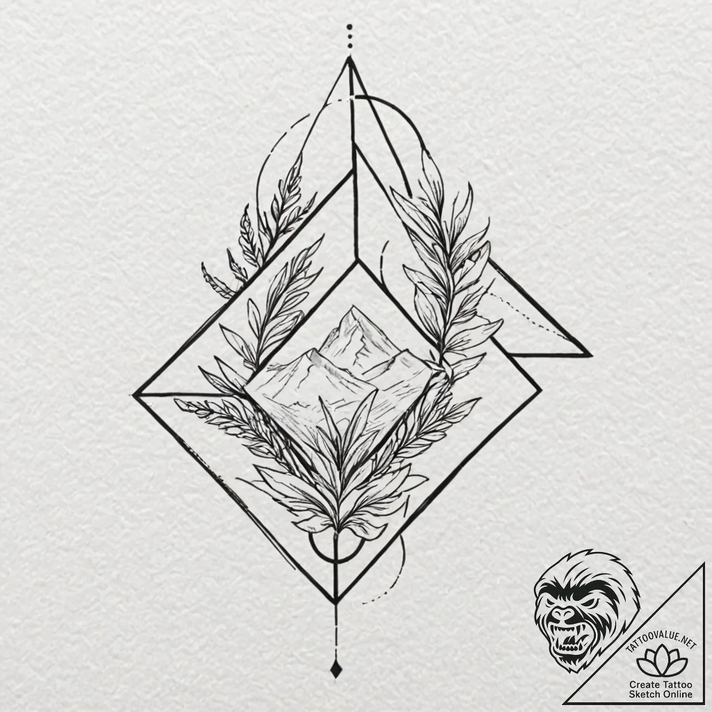 р“сђсѓрїрїр° 19: рђр±сѓс‚сђр°рєс‚рѕс‹рµ рё р“... - tattoo sketch (№1752926244_0, 19.07.2025 11:57) — tattoovalue.net