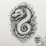 Tattoo design an old-school arcade joystick w… – tattoo sketch (№1752928850_0, 19.07.2025 12:40) — tattoovalue.net