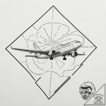 A graphic novel panel of the “jive talking” s… – tattoo sketch (№1752929920_0, 19.07.2025 12:58) — tattoovalue.net