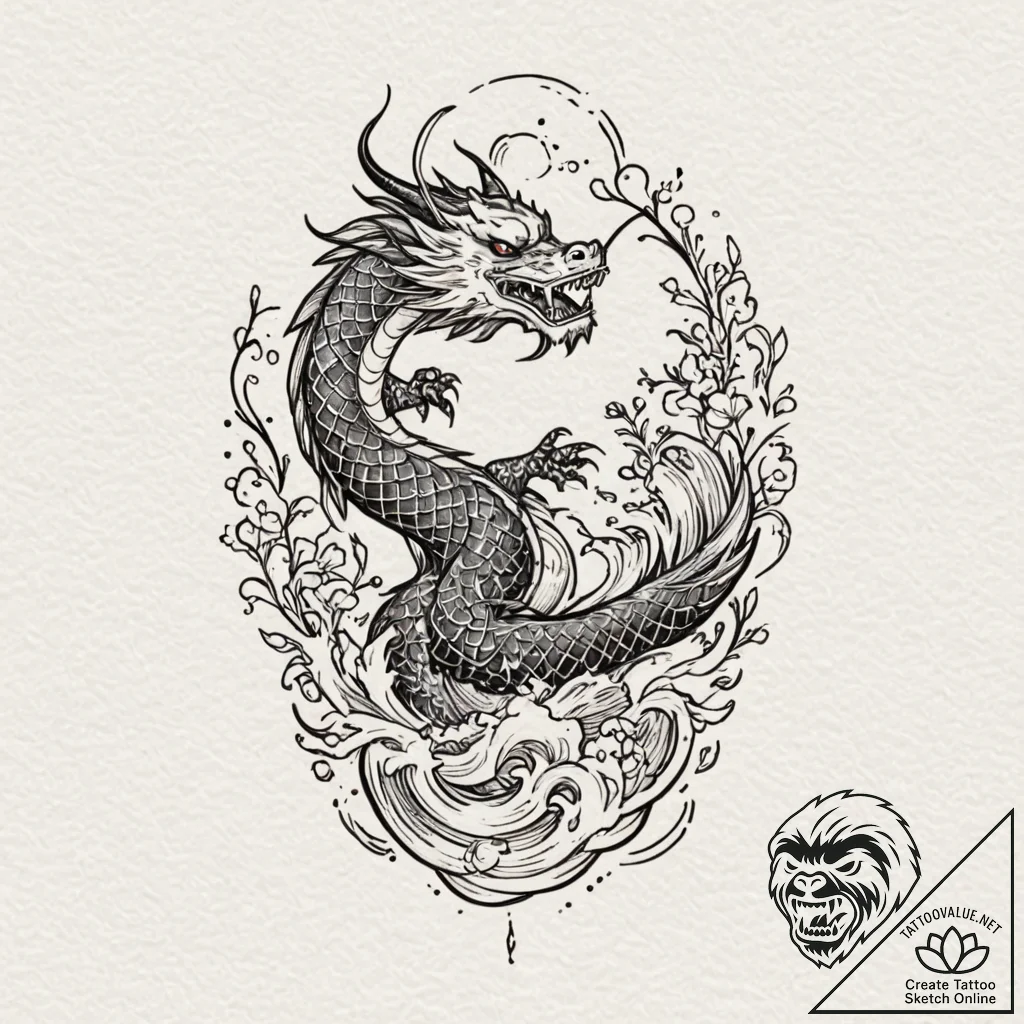 Tattoo design a silhouette of a hand, with a... - tattoo sketch (№1752932736_0, 19.07.2025 13:45) — tattoovalue.net