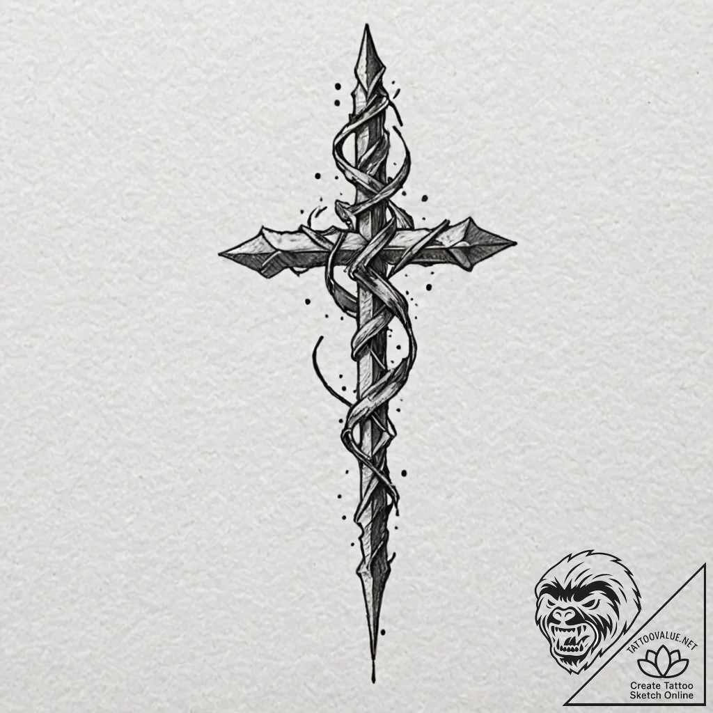 A minimalist tattoo of drax, "invisible", jus... - tattoo sketch (№1752932901_0, 19.07.2025 13:48) — tattoovalue.net