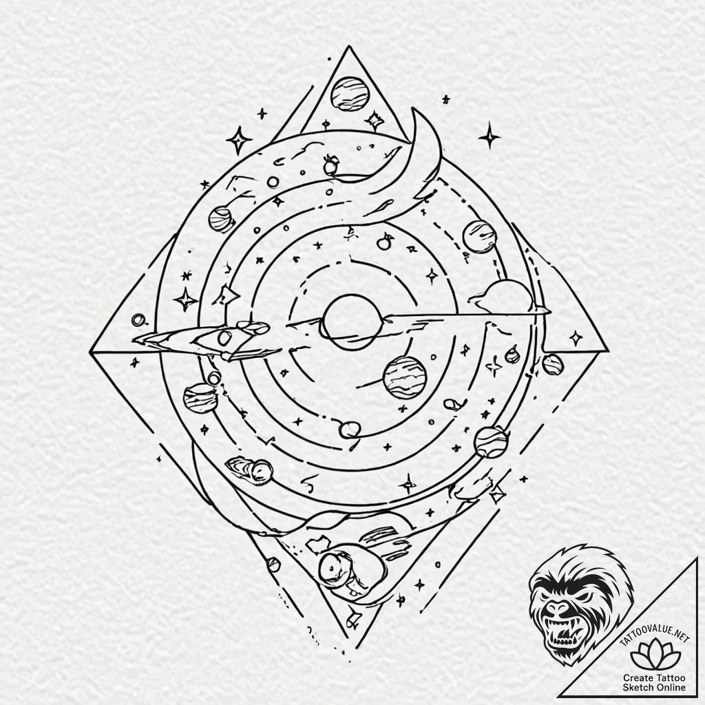 р“сђсѓрїрїр° 11: рђс‚сђрёр±сѓс‚с‹ рё рўрёрјрі... - tattoo sketch (№1752933329_0, 19.07.2025 13:55) — tattoovalue.net