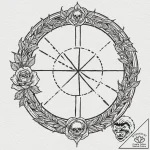 48. tattoo sketch: a runic circle or bindrune… – tattoo sketch (№1752934408_0, 19.07.2025 14:13) — tattoovalue.net
