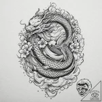 Tattoo design a subtle depiction of a persona… – tattoo sketch (№1752935403_0, 19.07.2025 14:30) — tattoovalue.net