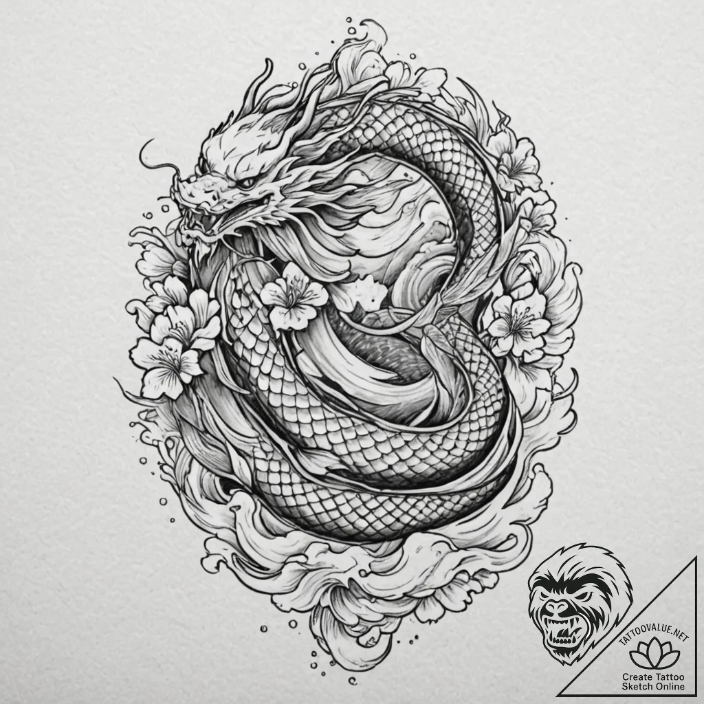 Tattoo design a subtle depiction of a persona... - tattoo sketch (№1752935403_0, 19.07.2025 14:30) — tattoovalue.net