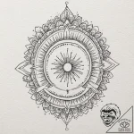 13 (number), tattoo sketch design, minimalist… – tattoo sketch (№1752935485_0, 19.07.2025 14:31) — tattoovalue.net