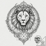 Tattoo design a zodiac animal depicted as a s… – tattoo sketch (№1752935650_0, 19.07.2025 14:34) — tattoovalue.net