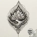 Tattoo sketch an abstract representation of r… – tattoo sketch (№1752936232_0, 19.07.2025 14:43) — tattoovalue.net