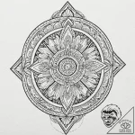 Tattoo sketch an abstract arrow design, sharp… – tattoo sketch (№1752937393_0, 19.07.2025 15:03) — tattoovalue.net