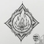 A tattoo sketch of the svarog’s square symbol… – tattoo sketch (№1752938721_0, 19.07.2025 15:25) — tattoovalue.net