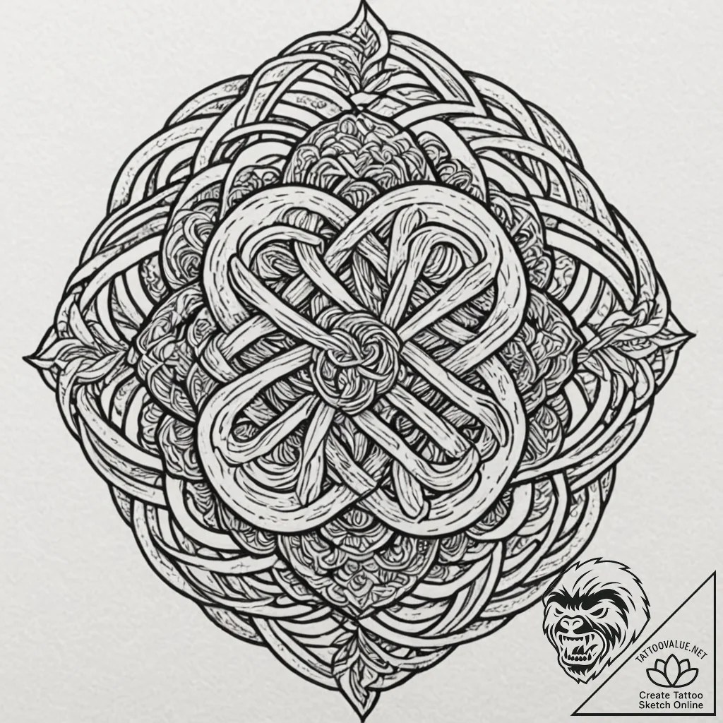 Tattoo design an abstract interpretation of "... - tattoo sketch (№1752939300_0, 19.07.2025 15:35) — tattoovalue.net
