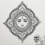 Tattoo design a classic 8-bit character’s fac… – tattoo sketch (№1752939879_0, 19.07.2025 15:44) — tattoovalue.net