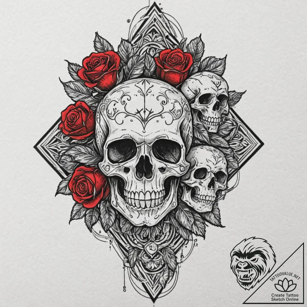 Tattoo design a stylized "cheat code" sequenc... - tattoo sketch (№1752939962_0, 19.07.2025 15:46) — tattoovalue.net