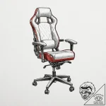 Tattoo sketch a stylized gamer chair with erg… – tattoo sketch (№1752940622_0, 19.07.2025 15:57) — tattoovalue.net