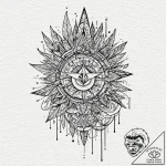 Tattoo sketch an abstract representation of “… – tattoo sketch (№1752941452_0, 19.07.2025 16:10) — tattoovalue.net