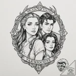 A graphic novel style tattoo of the main char… – tattoo sketch (№1752942804_0, 19.07.2025 16:33) — tattoovalue.net