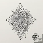 Tattoo design an abstract interpretation of m… – tattoo sketch (№1752943315_0, 19.07.2025 16:41) — tattoovalue.net