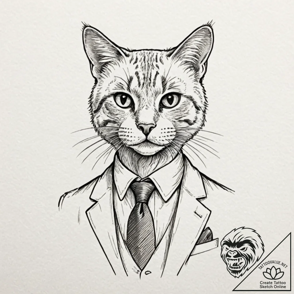 A sketch of baron humbert von gikkingen from... - tattoo sketch (№1752947344_0, 19.07.2025 17:49) — tattoovalue.net