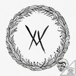 108. tattoo sketch: “yest” rune as a central… – tattoo sketch (№1752948273_0, 19.07.2025 18:04) — tattoovalue.net