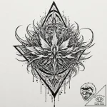 Tattoo design a tiny, abstract representation… – tattoo sketch (№1752948442_0, 19.07.2025 18:07) — tattoovalue.net