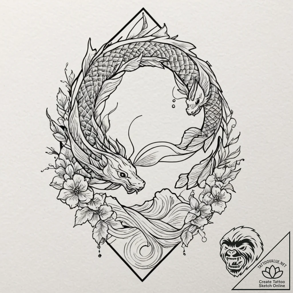 A linework tattoo of the origami bird made by... - tattoo sketch (№1752948951_0, 19.07.2025 18:15) — tattoovalue.net