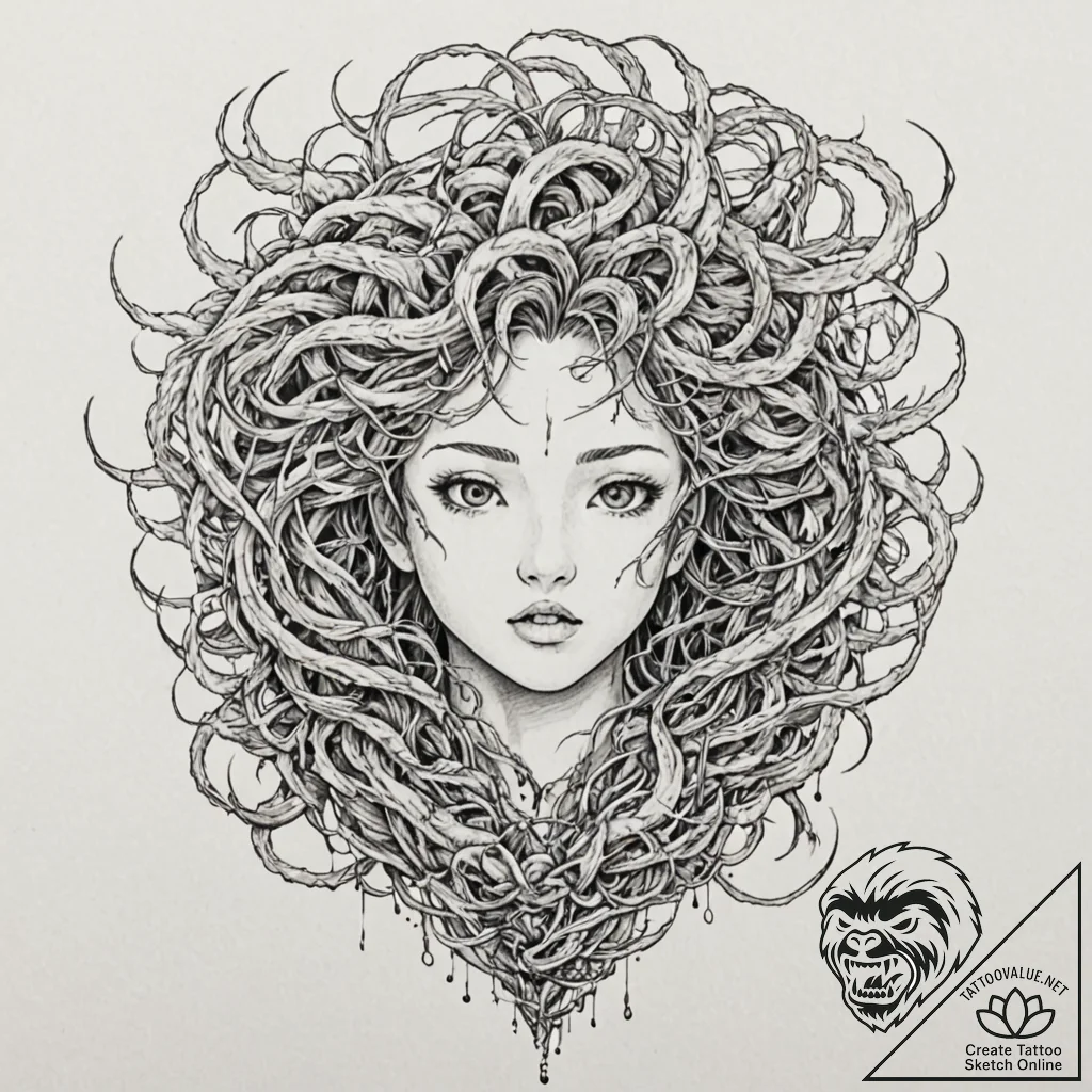 139. (akira) a graphic novel panel of tetsuo'... - tattoo sketch (№1752949035_0, 19.07.2025 18:17) — tattoovalue.net