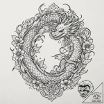 Tattoo sketch a subtle ‘mandala’ fragment tha… – tattoo sketch (№1752949288_0, 19.07.2025 18:21) — tattoovalue.net