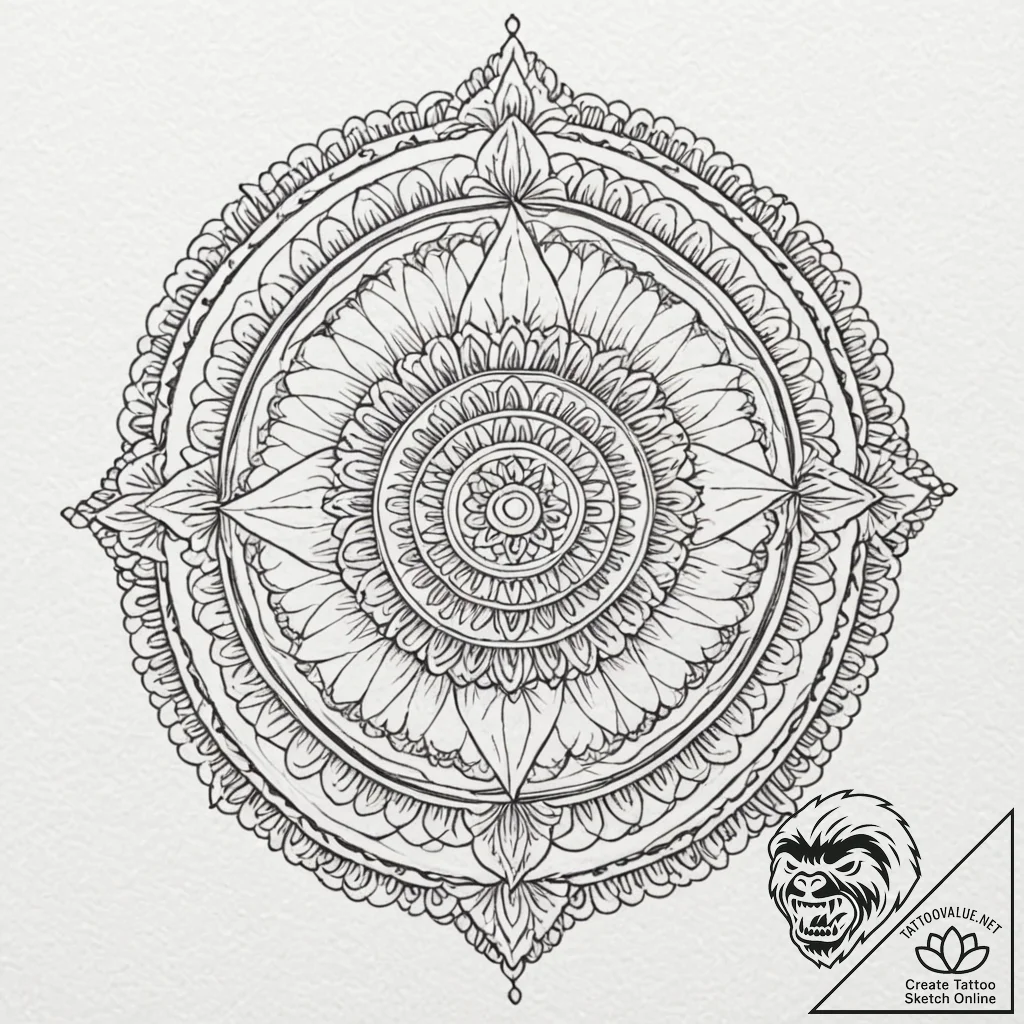 Tattoo design a stylized "press any key" mess... - tattoo sketch (№1752949624_0, 19.07.2025 18:27) — tattoovalue.net