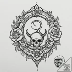 Tattoo design the glyph for scorpio (8th hous… – tattoo sketch (№1752949793_0, 19.07.2025 18:29) — tattoovalue.net