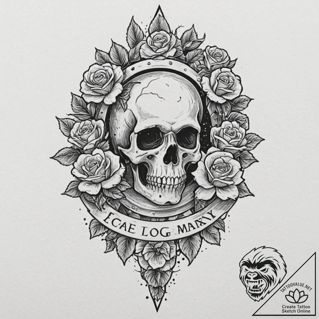 Chicano style lettering tattoo "a long time a... - tattoo sketch (№1752953596_0, 19.07.2025 19:33) — tattoovalue.net