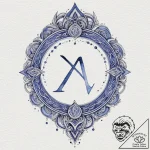 70. tattoo sketch: watercolor “alatyr” rune,… – tattoo sketch (№1752953848_0, 19.07.2025 19:37) — tattoovalue.net