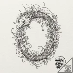 Tattoo design a delicate string of pearls int… – tattoo sketch (№1752954861_0, 19.07.2025 19:54) — tattoovalue.net