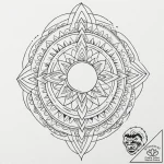 Moon, tattoo sketch design, geometric tattoo… – tattoo sketch (№1752956219_0, 19.07.2025 20:16) — tattoovalue.net