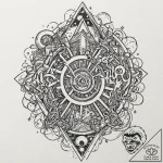 Tattoo sketch the glyph for aquarius (11th ho… – tattoo sketch (№1752958502_0, 19.07.2025 20:55) — tattoovalue.net
