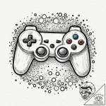 Tattoo sketch a classic gamepad button set x… – tattoo sketch (№1752960018_0, 19.07.2025 21:20) — tattoovalue.net