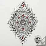 Tattoo sketch an abstract representation of “… – tattoo sketch (№1752961119_0, 19.07.2025 21:38) — tattoovalue.net