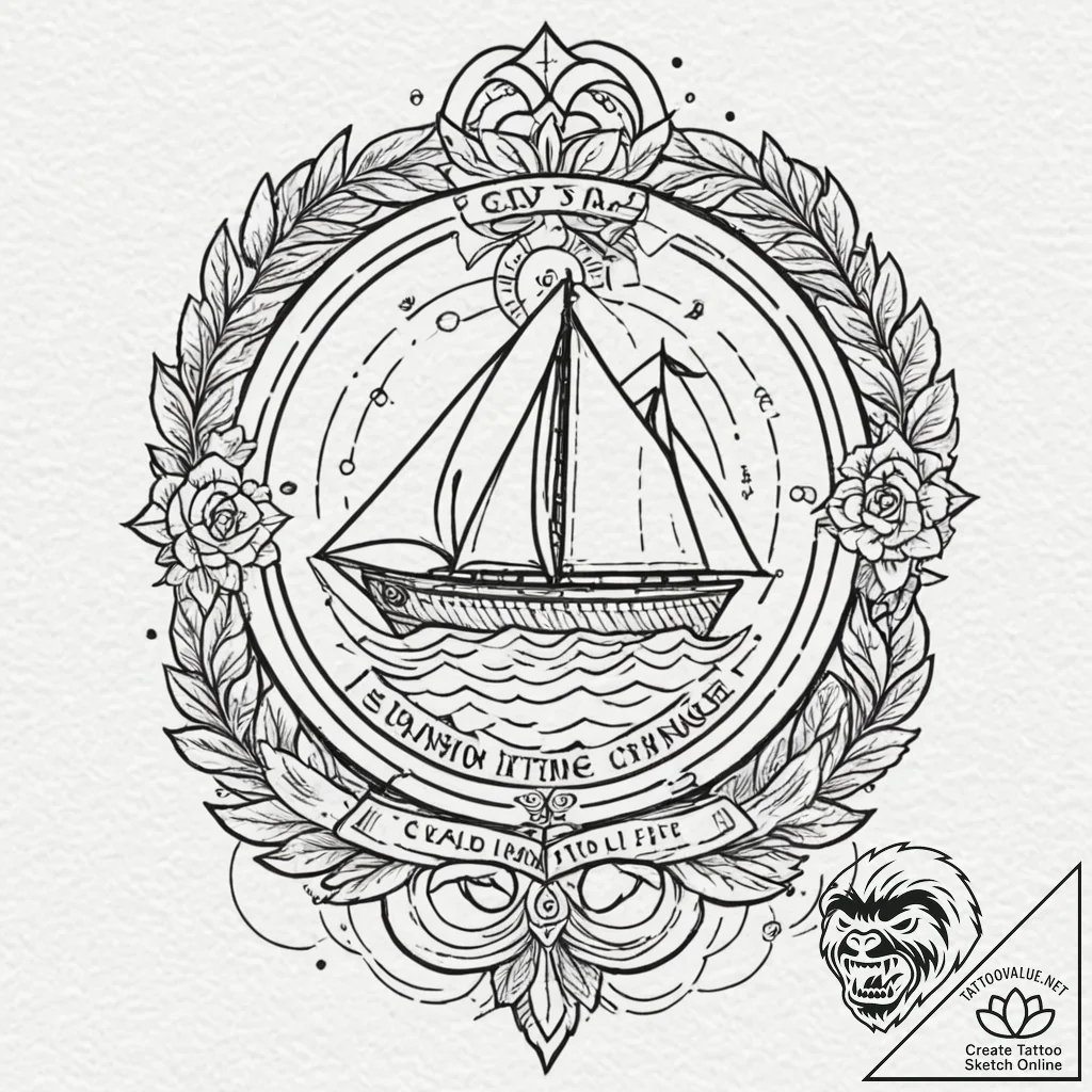 Tattoo sketch a symbol representing a signifi... - tattoo sketch (№1752962556_0, 19.07.2025 22:02) — tattoovalue.net