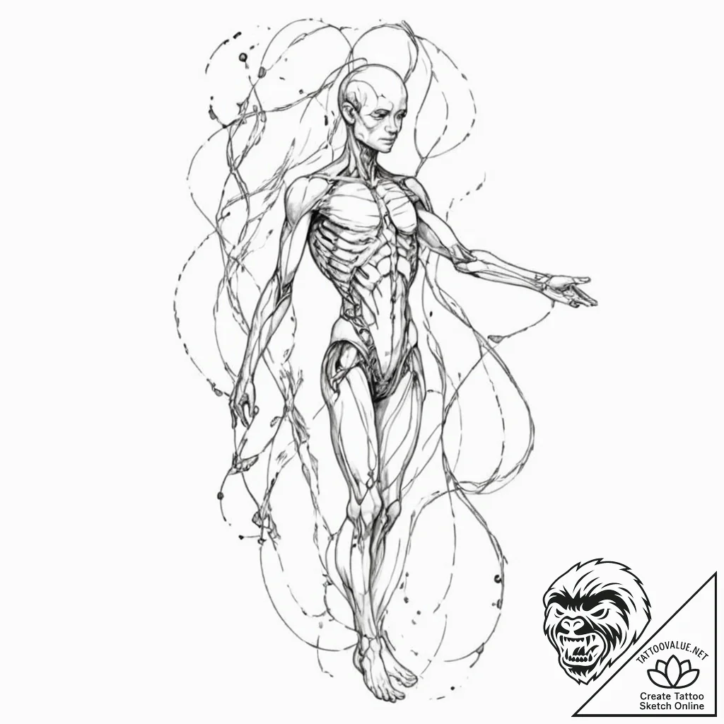 р“сђсѓрїрїр° 16: human form & physiology (р§р... - tattoo sketch (№1752963654_0, 19.07.2025 22:20) — tattoovalue.net