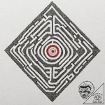 A linework tattoo of the maze from the shinin… – tattoo sketch (№1752964498_0, 19.07.2025 22:34) — tattoovalue.net