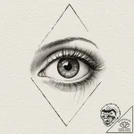 Sight, tattoo flash sheet design, sepia tone… – tattoo sketch (№1752966101_0, 19.07.2025 23:01) — tattoovalue.net
