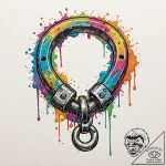 Shackles, tattoo sketch design, on a clean wh… – tattoo sketch (№1752966606_0, 19.07.2025 23:10) — tattoovalue.net
