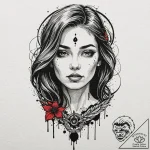 р“сђсѓрїрїр° 2: рўрірѕр±рѕрґрѕс‹рµ рё р”сѓс…р… – tattoo sketch (№1752967025_0, 19.07.2025 23:17) — tattoovalue.net